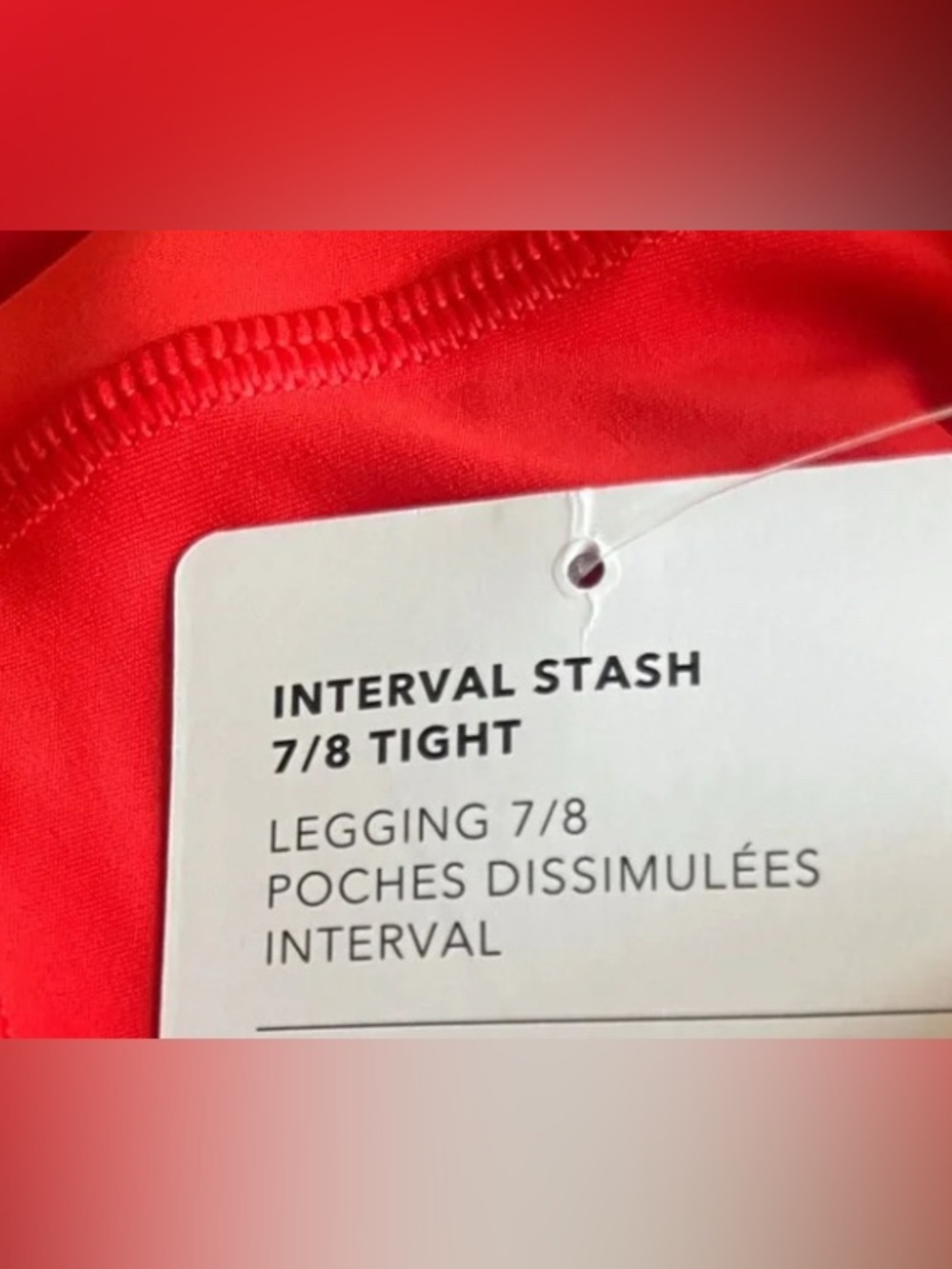 ATHLETA INTERVAL STASH 7/8 TIGHT - Picture 5 of 8